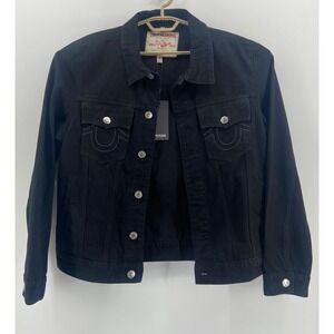 NWT Iconic Super T Stitch Edgy Classic Denim Y2K Urban Jacket Rugged Versitile